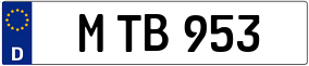 Truck License Plate
